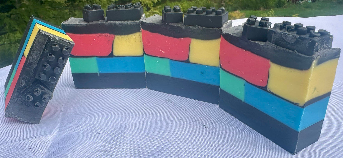 Lavender Lego Charcoal Soap