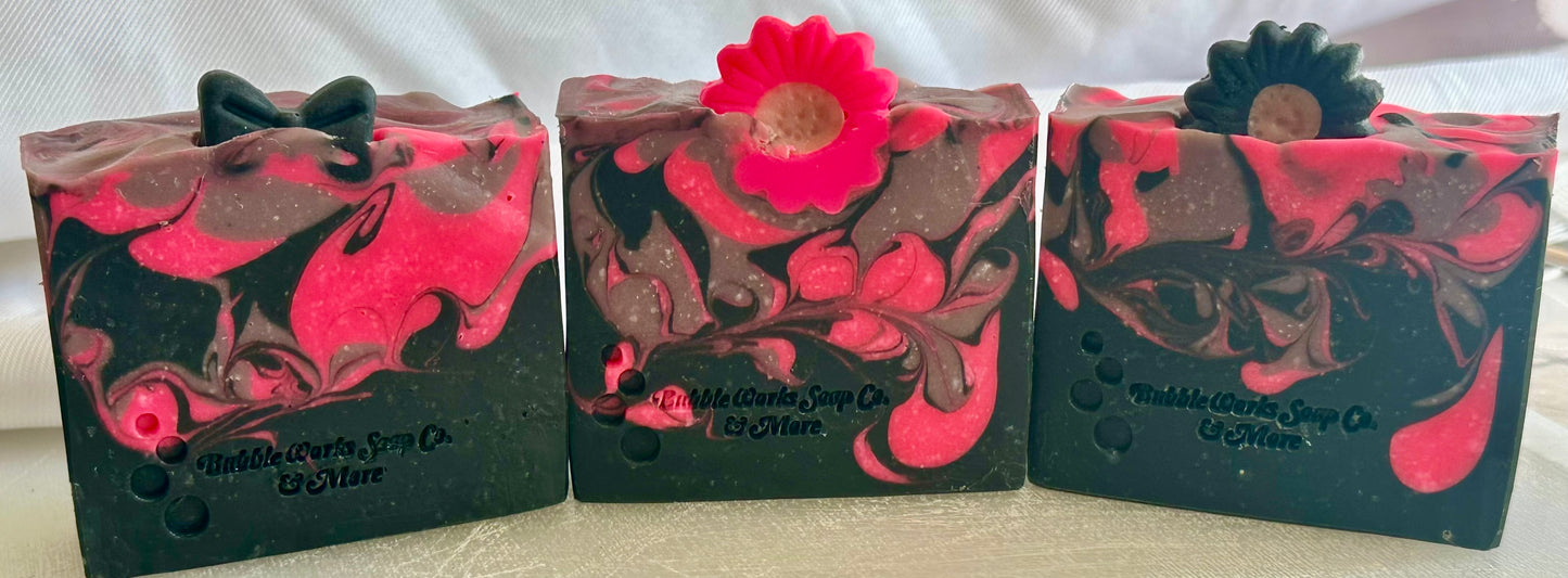 Black Raspberry Vanilla Charcoal Soap