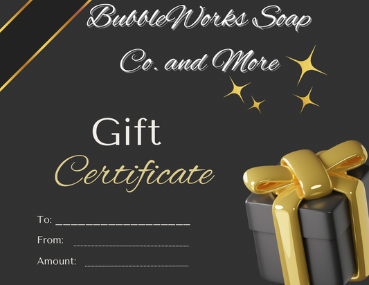 Bubble Works Soap and More Gift Card