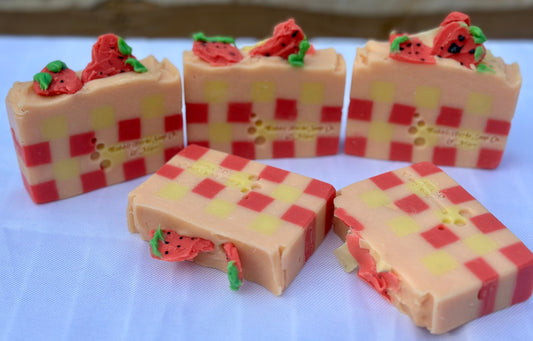 Sugared Strawberry Buffalo Plaid