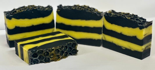 Honey & Beeswax Charcoal Soap Bar