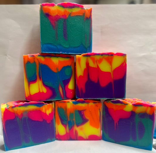Paint Splatter Soap Bar