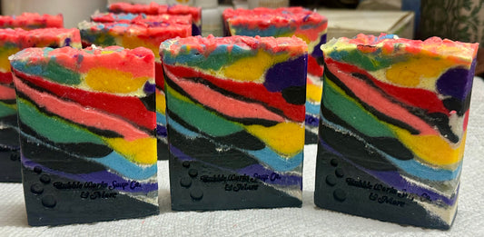 Charcoal Rainbow Soap