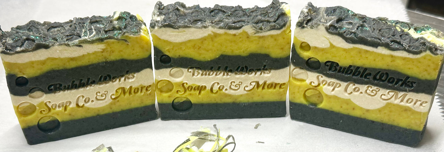 Honey & Beeswax Charcoal Soap Bar